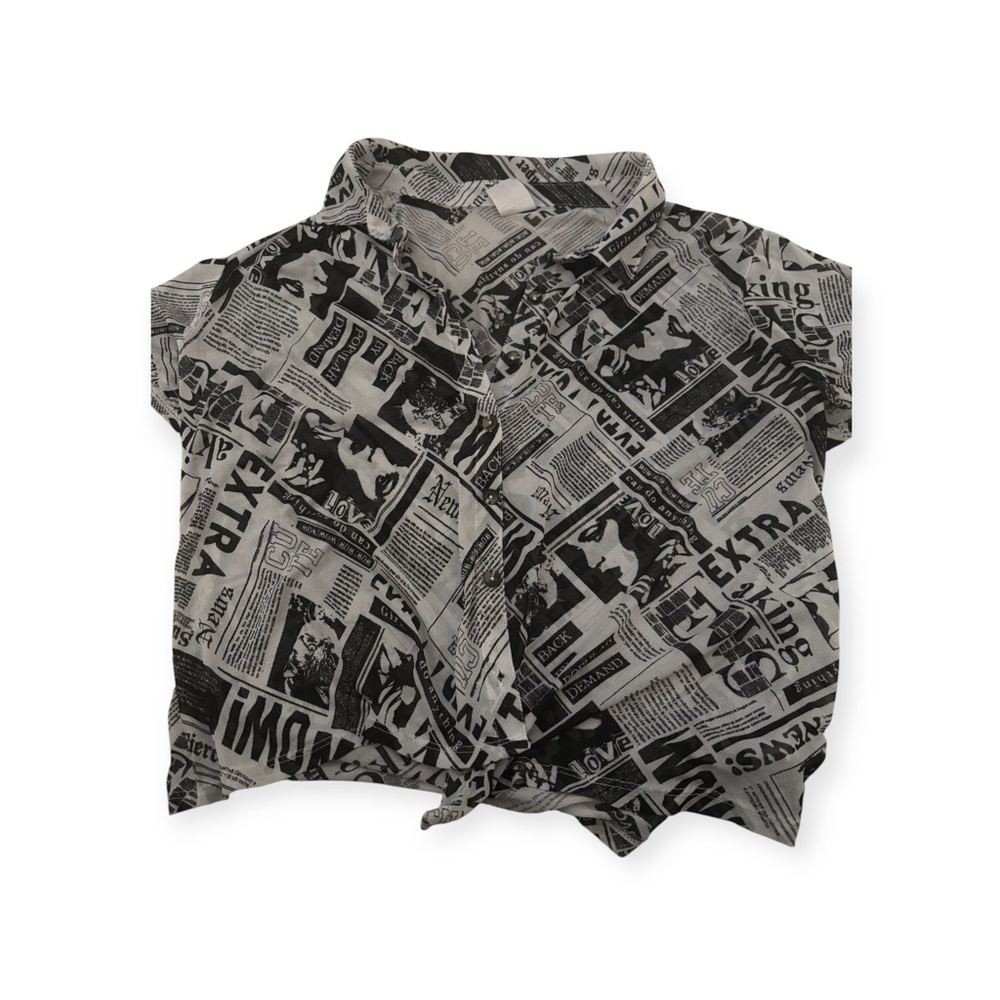 Stylish Black and White Kids Shirt